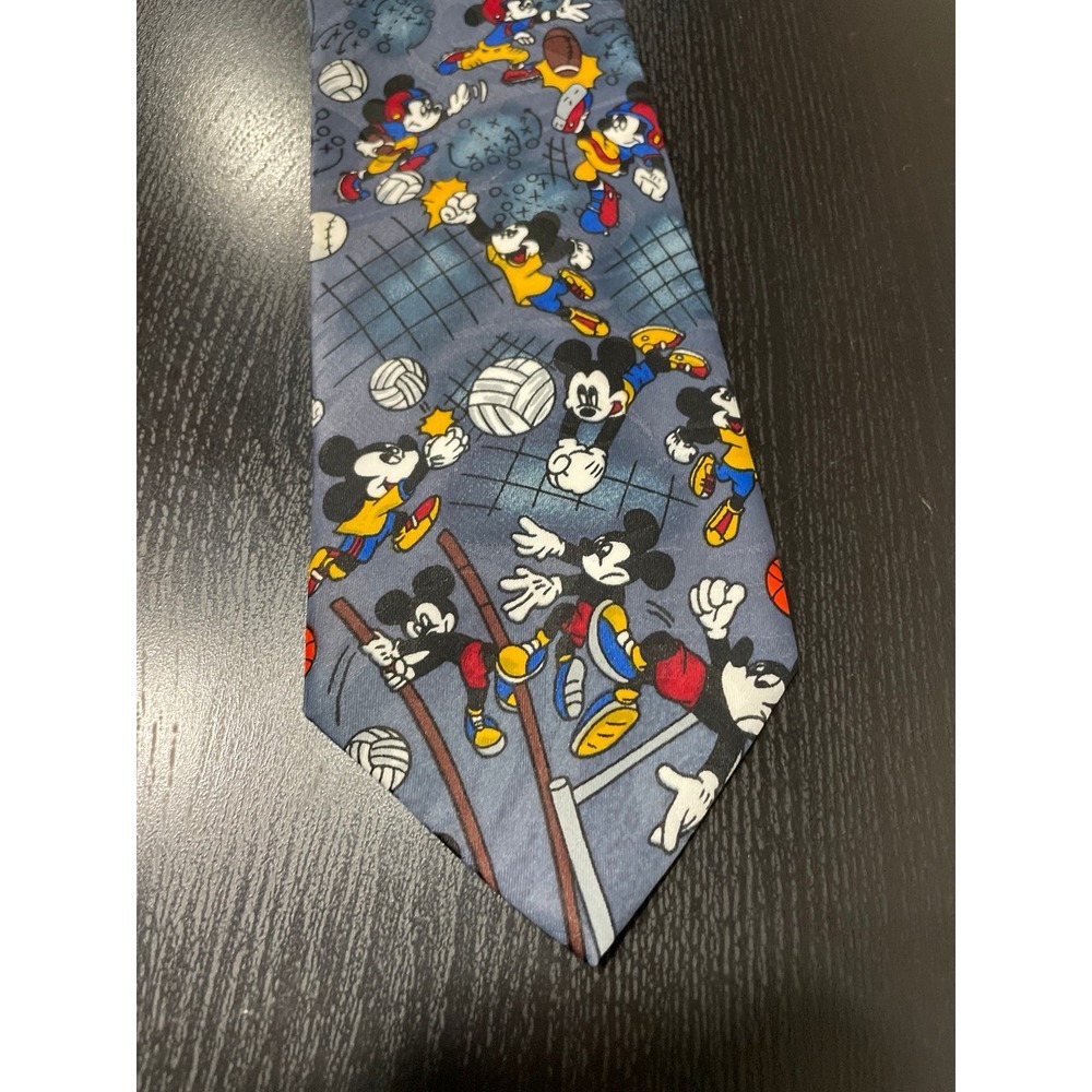 Disney Mickey Mouse Sports Athletic men's novelty Neck Tie - Picture 2 of 5